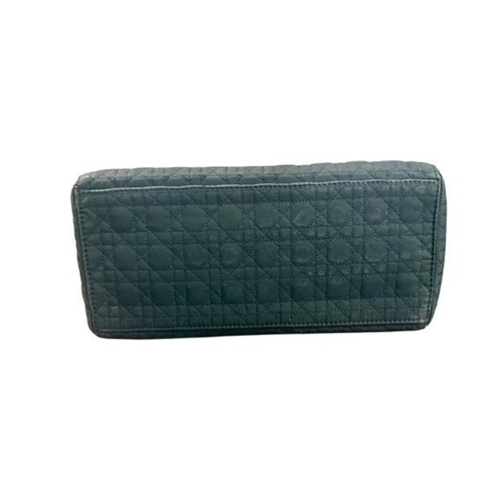 Christian Dior Black Quilted Cannage Lady Dior Top Handle Bag Gold Hardware - Picture 3 of 9